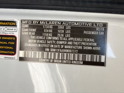 2019 McLaren 570S Spider