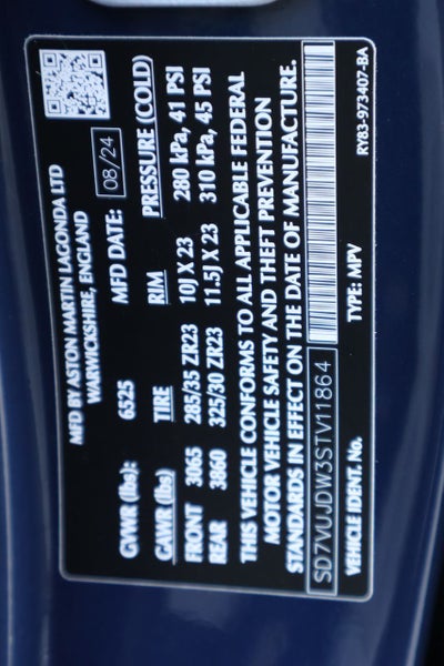 2025 Aston Martin DBX 707