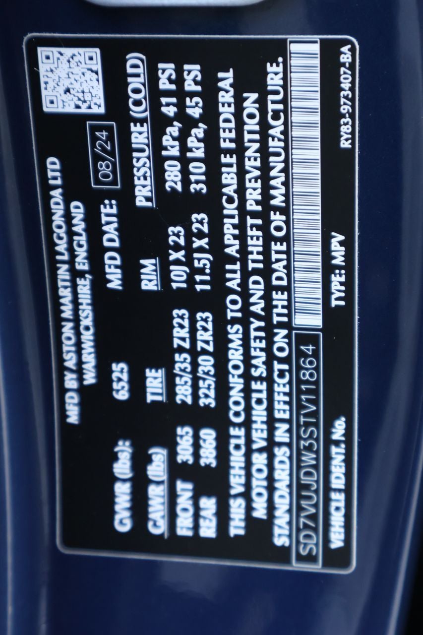 2025 Aston Martin DBX 707