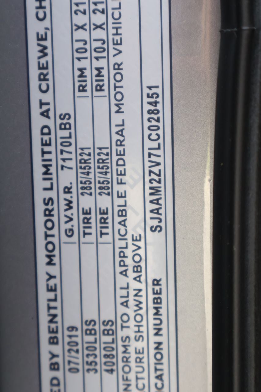 2020 Bentley Bentayga V8