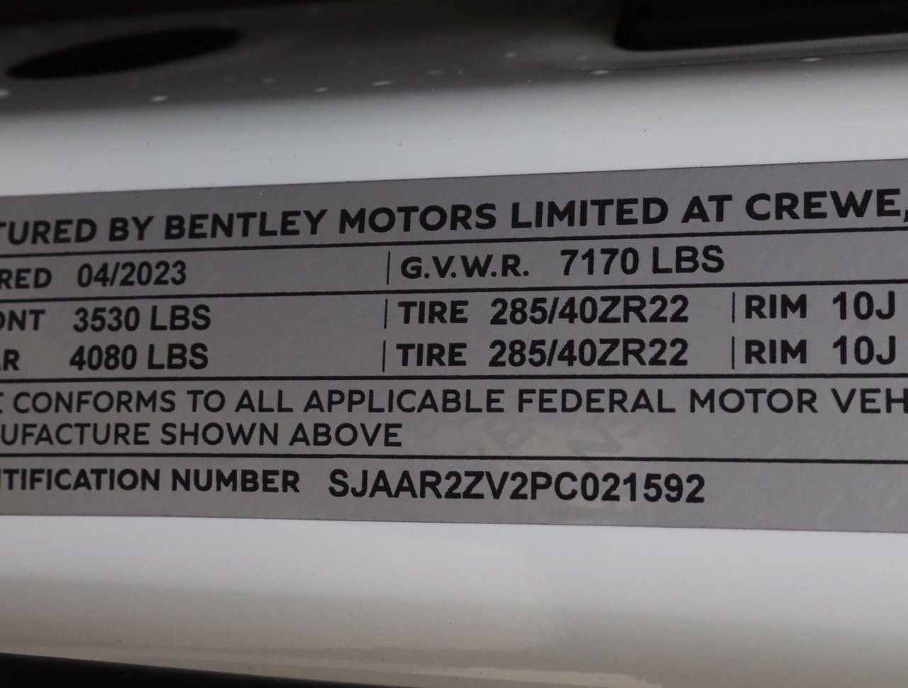 2023 Bentley Bentayga Speed