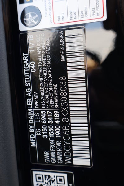 2019 Mercedes-Benz G-Class G 550 4MATIC®