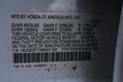 2021 Acura ILX Premium Package