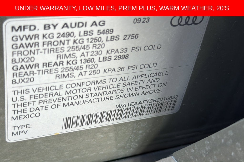 2024 Audi Q5 45 S line Premium quattro