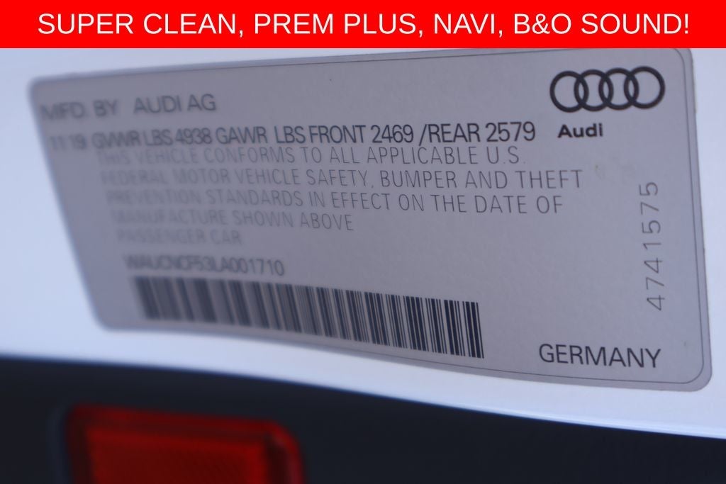 2020 Audi A5 Sportback Premium Plus quattro