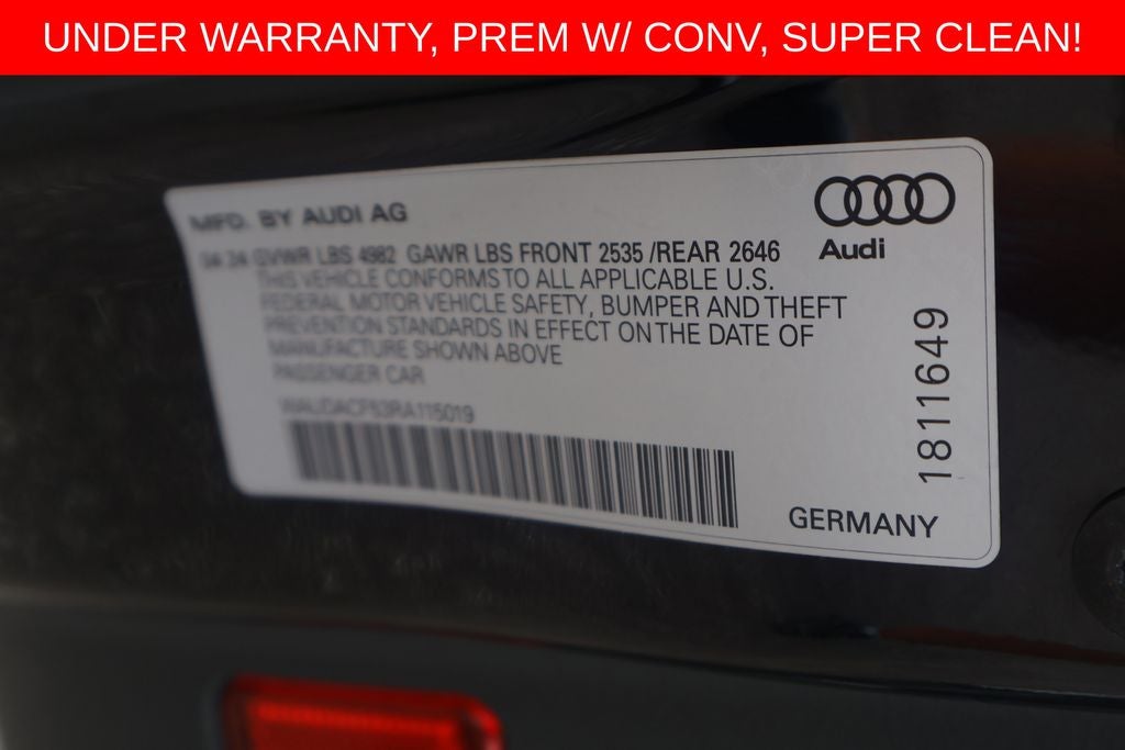 2024 Audi A5 Sportback 45 S line Premium quattro
