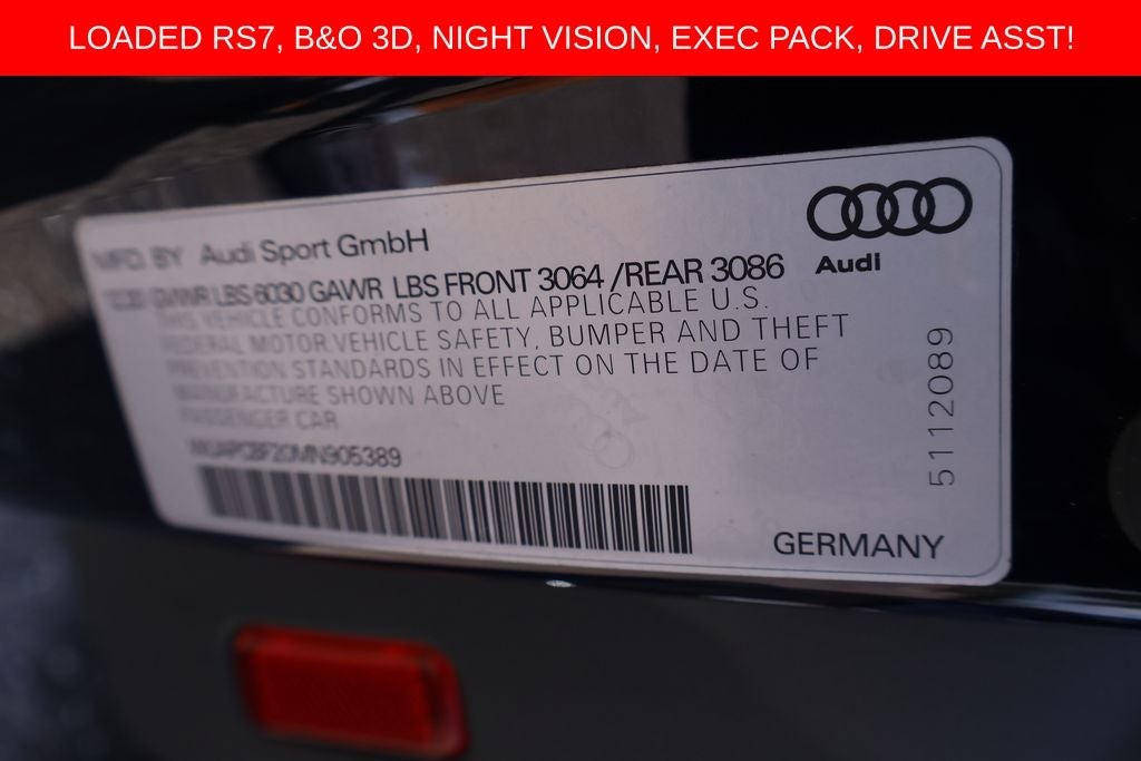 2021 Audi RS 7 4.0T quattro