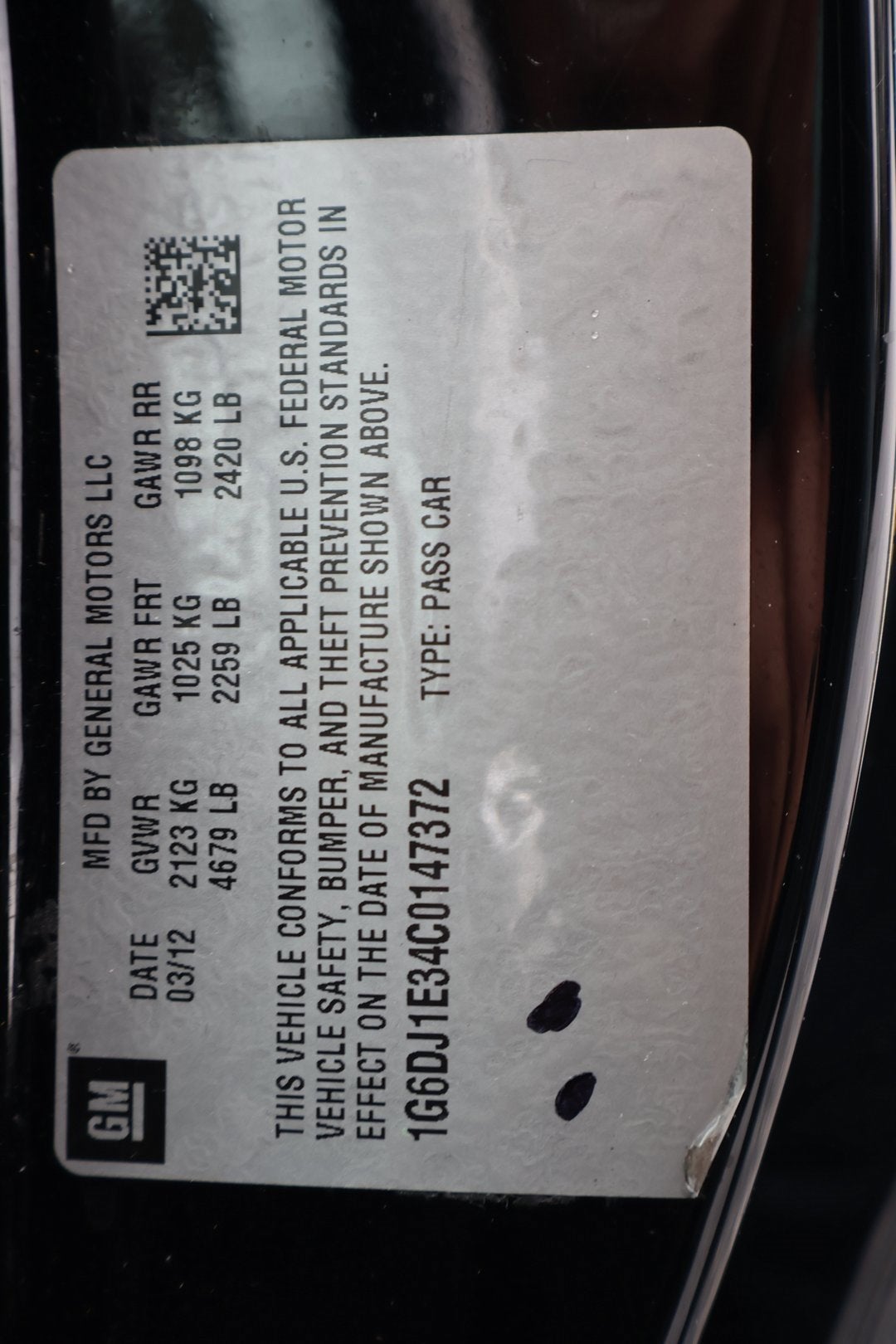 2012 Cadillac CTS Performance