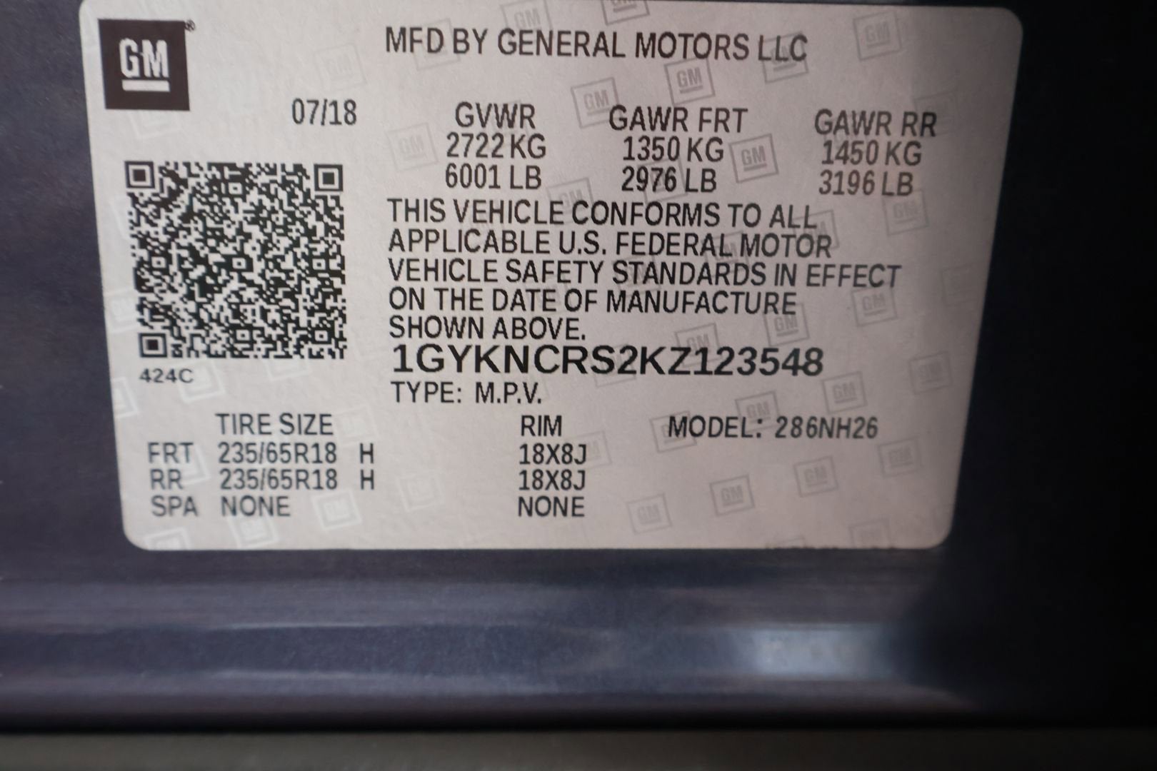 2019 Cadillac XT5 Luxury FWD