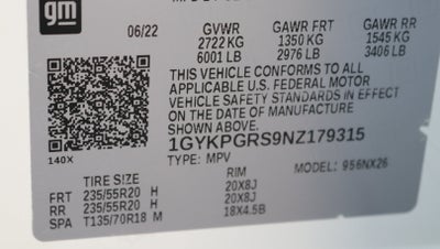 2022 Cadillac XT6 Sport