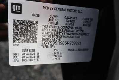 2025 Cadillac Escalade ESV Escalade-V ESV