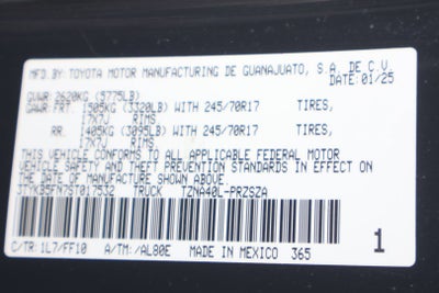 2025 Toyota Tacoma 2WD SR5