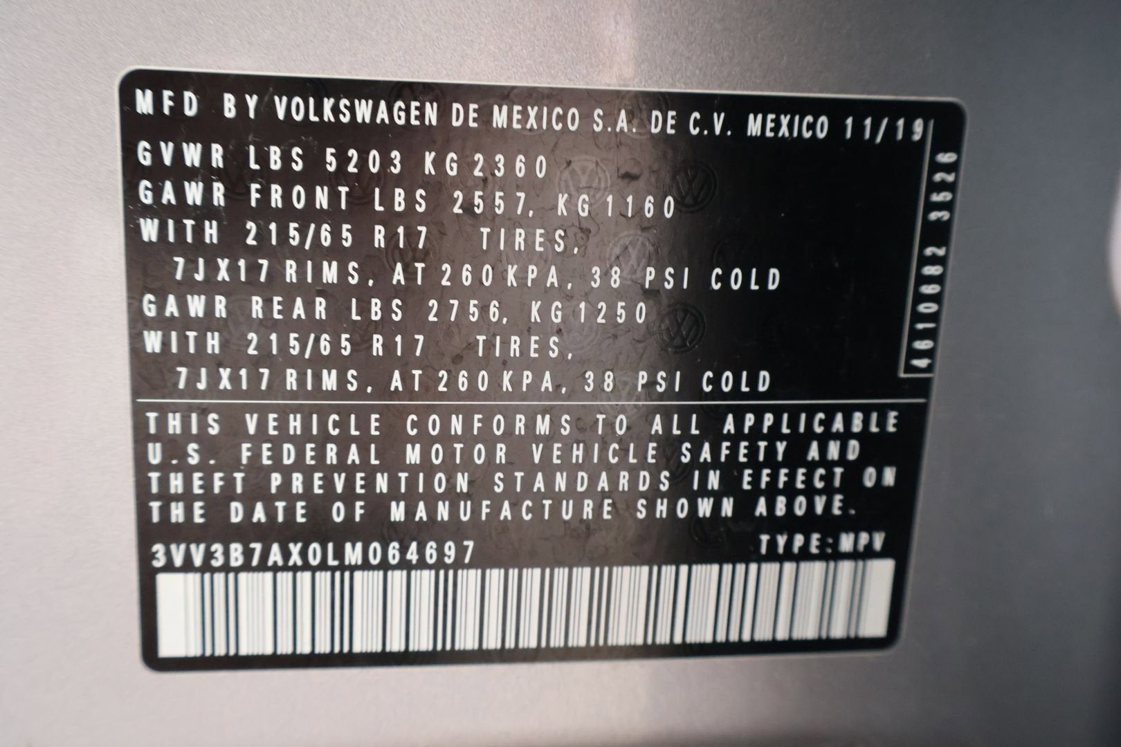 2020 Volkswagen Tiguan SE