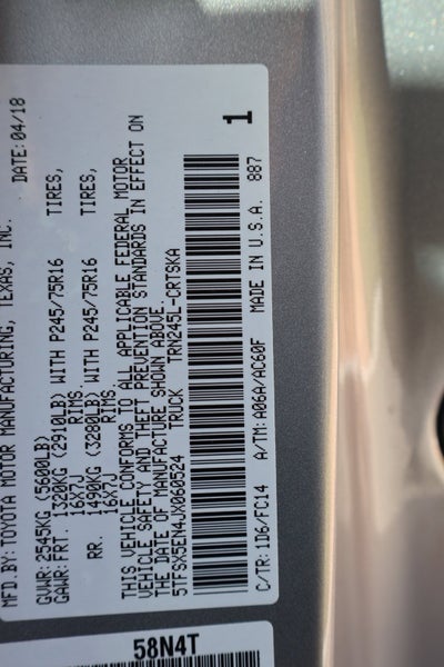 2018 Toyota Tacoma SR