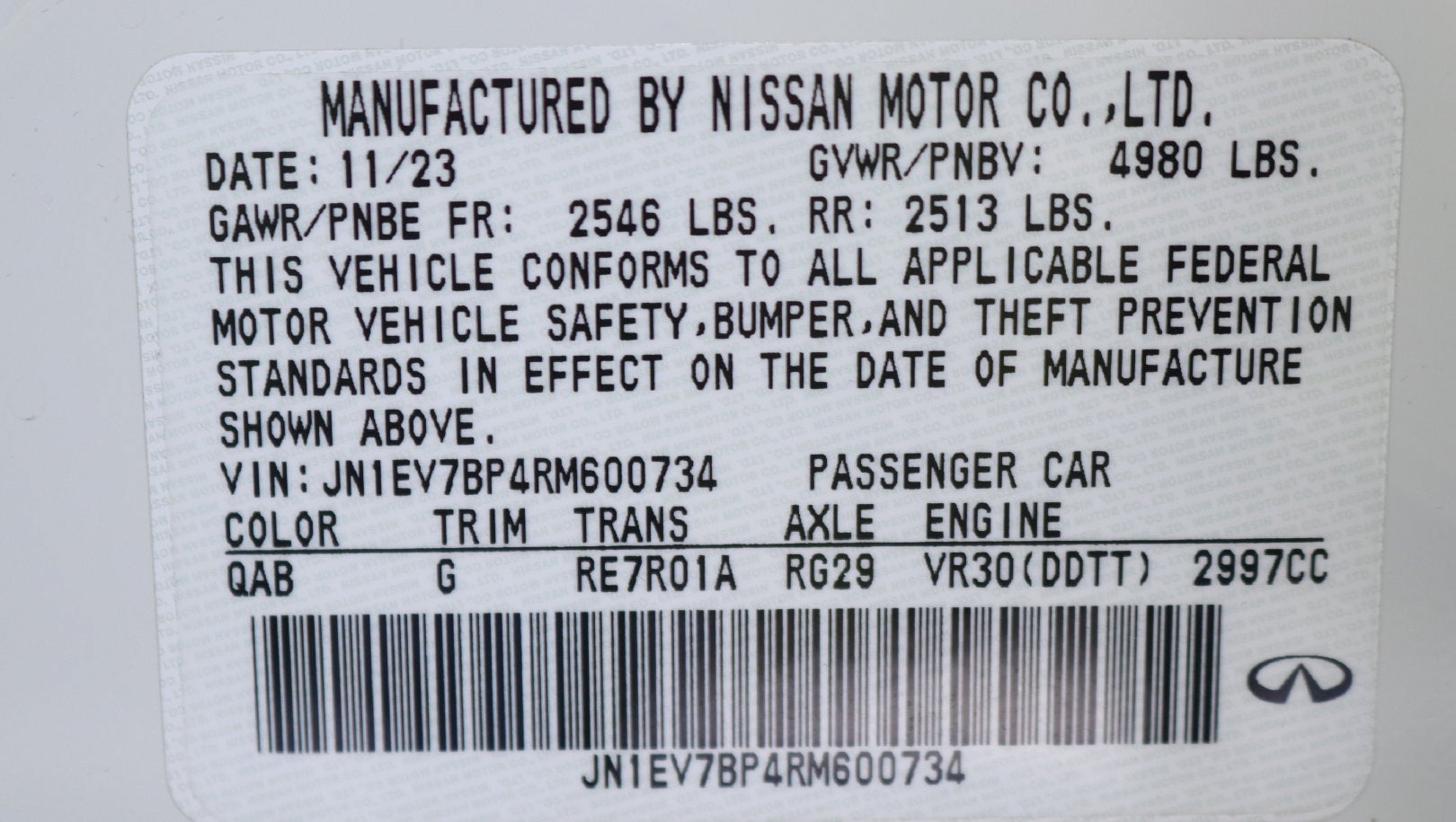 2024 INFINITI Q50 LUXE