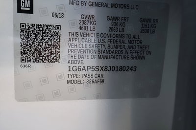 2018 Cadillac CTS RWD