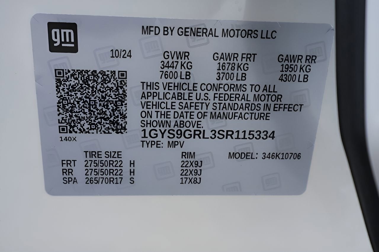 2025 Cadillac Escalade Sport Platinum