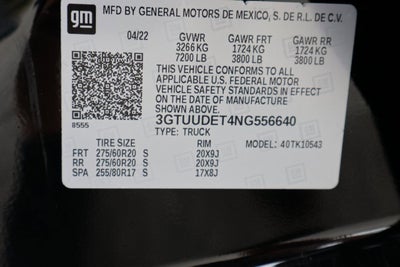 2022 GMC Sierra 1500 SLT