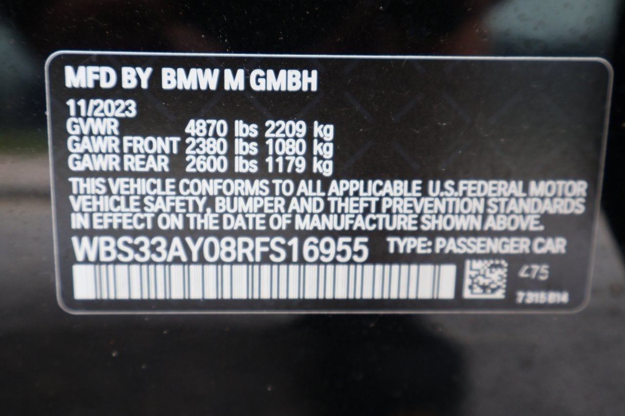 2024 BMW M3 Competition