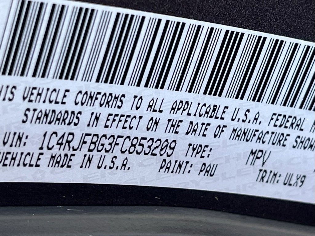 2015 Jeep Grand Cherokee Limited