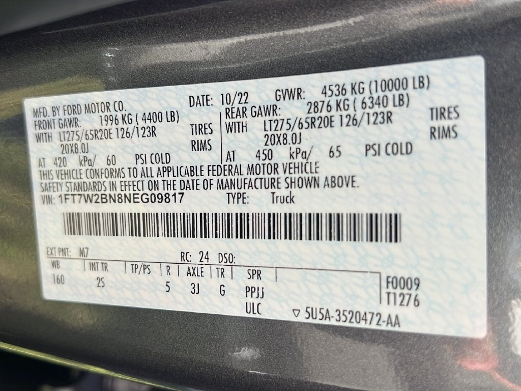 2022 Ford Super Duty F-250 SRW XL