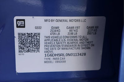 2022 Cadillac CT4-V V-Series