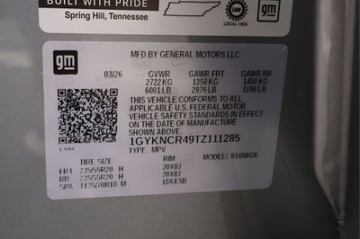 2026 Cadillac XT5 Premium Luxury