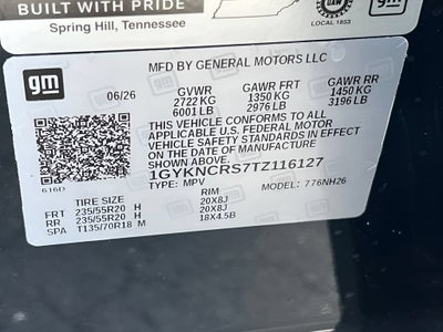 2026 Cadillac XT5 Premium Luxury