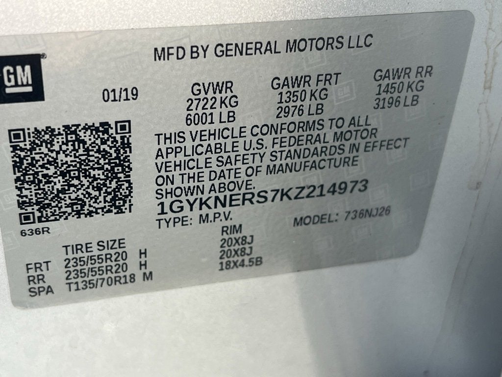 2019 Cadillac XT5 Premium Luxury FWD