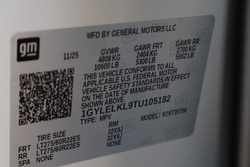 2026 Cadillac ESCALADE IQL Sport