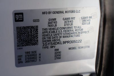 2023 Cadillac Escalade Premium Luxury Platinum