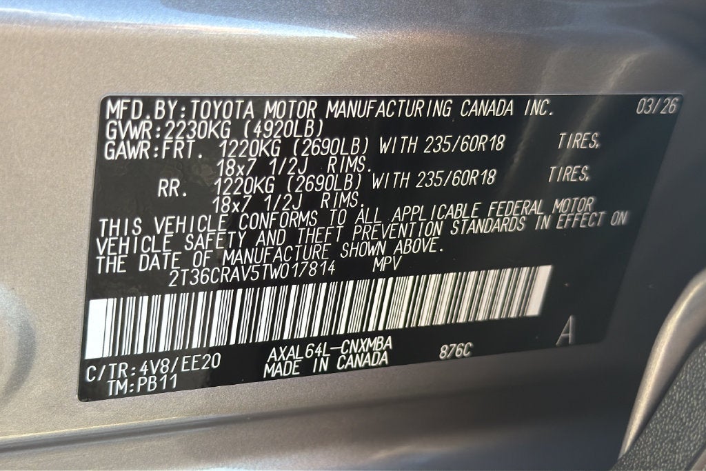 2026 Toyota RAV4 LE
