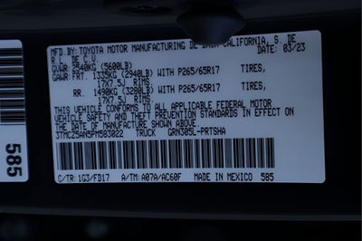 2023 Toyota Tacoma 4WD SR