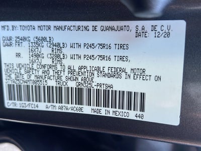 2021 Toyota Tacoma 2WD SR5