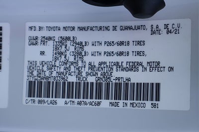 2021 Toyota Tacoma 4WD Limited