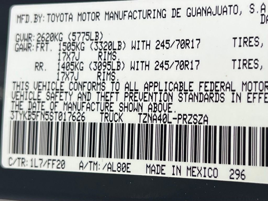 2025 Toyota Tacoma 2WD SR5