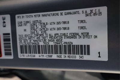 2025 Toyota Tacoma 4WD TRD Sport Hybrid