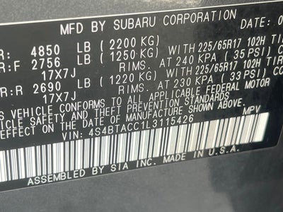 2020 Subaru Outback Premium