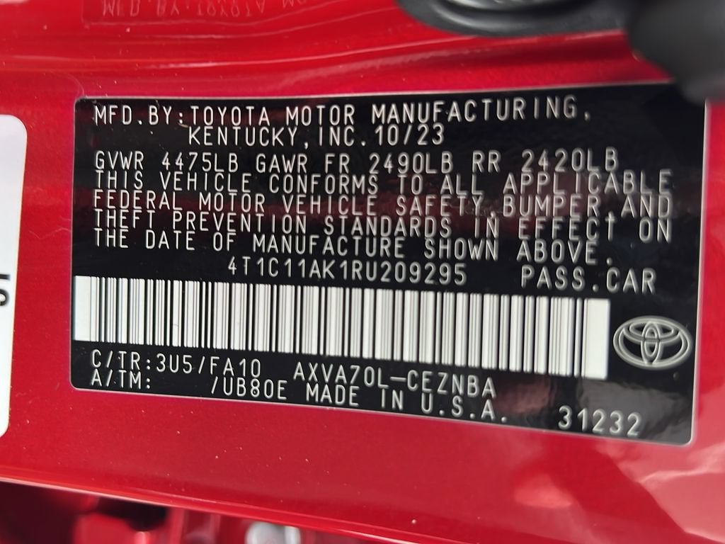 2024 Toyota Camry LE