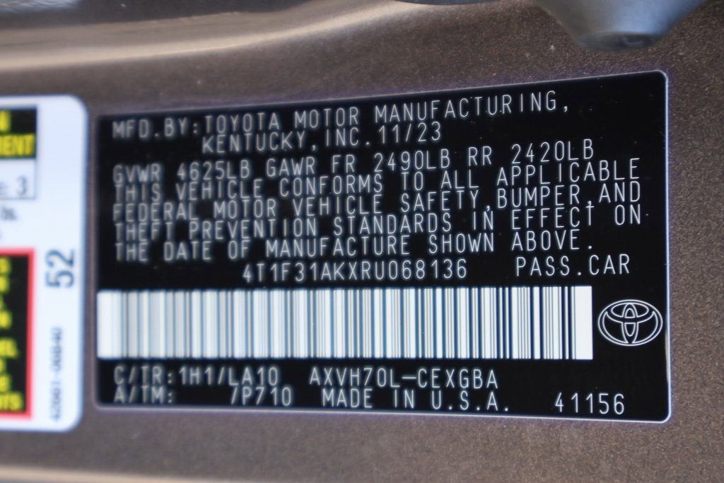 2024 Toyota Camry Hybrid XLE