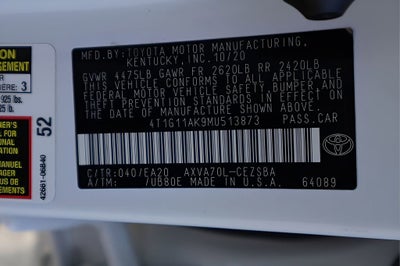 2021 Toyota Camry SE Nightshade