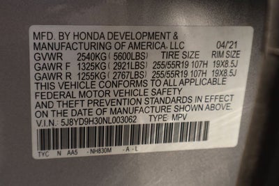2022 Acura MDX BASE