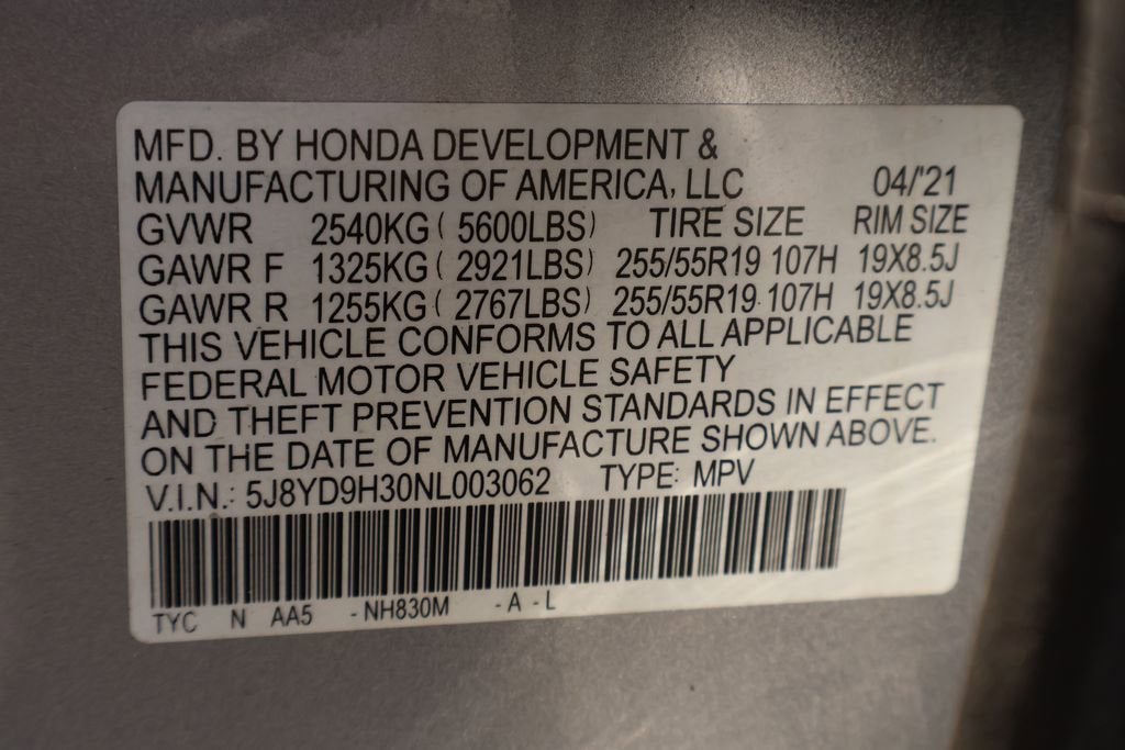 2022 Acura MDX BASE