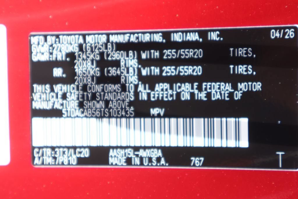 2026 Toyota Grand Highlander Hybrid LE