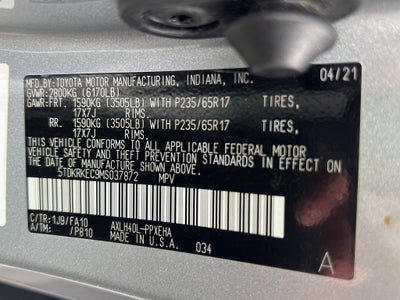 2021 Toyota Sienna LE