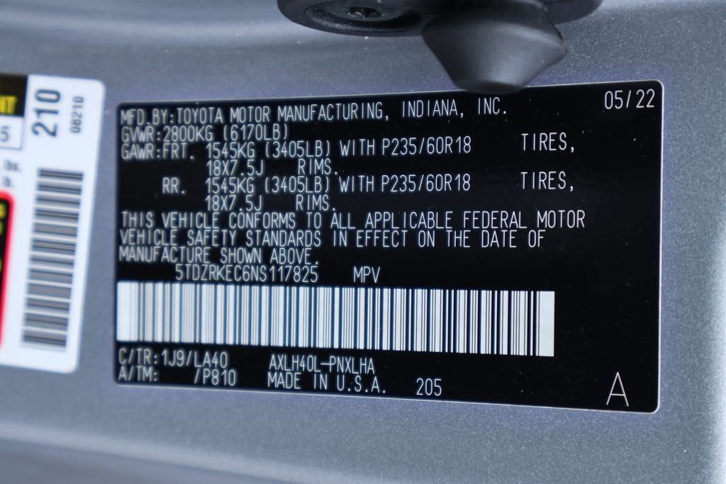 2022 Toyota Sienna Limited