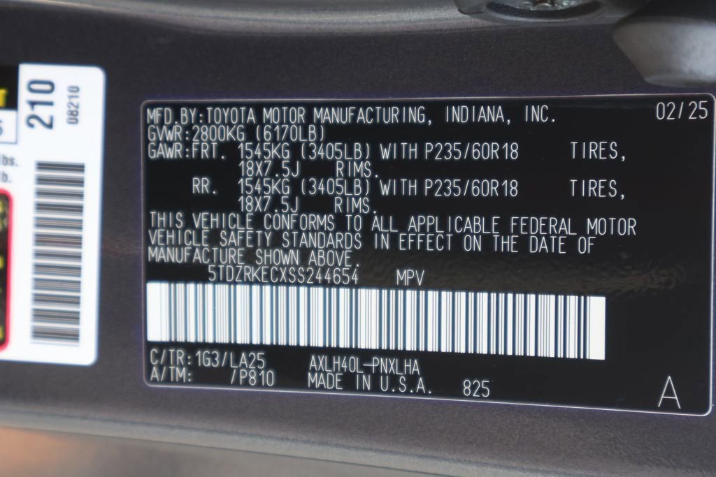 2025 Toyota Sienna Limited