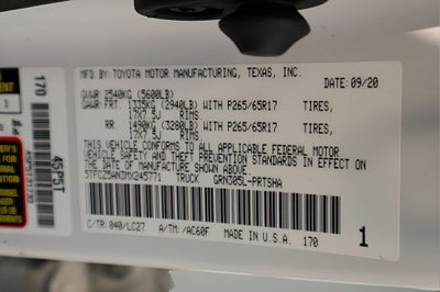 2021 Toyota Tacoma 4WD SR