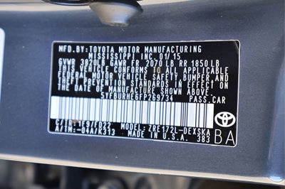 2015 Toyota Corolla L