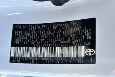 2026 Toyota Corolla SE